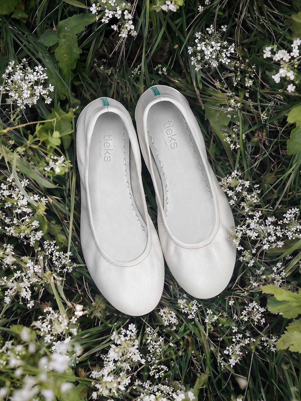 Tieks • White Lotus Ballet Flats